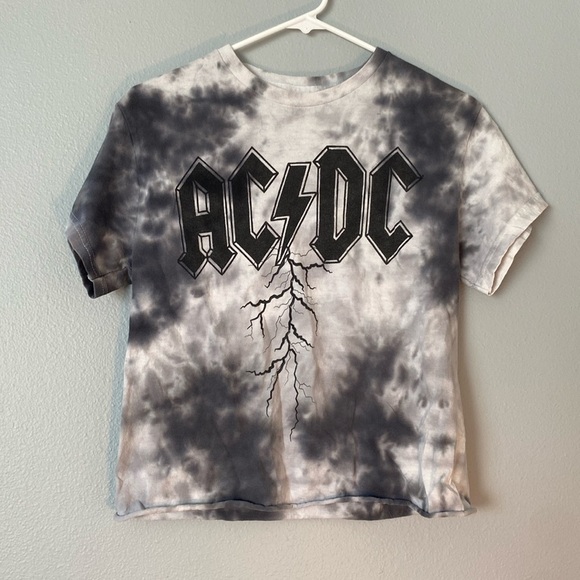 AC/DC Graphic Tie Dyed Women’s Tee - Picture 1 of 3